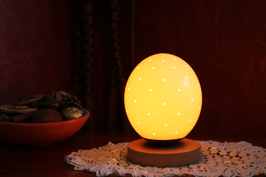 Ostrich Egg Lamps Ostrich Art